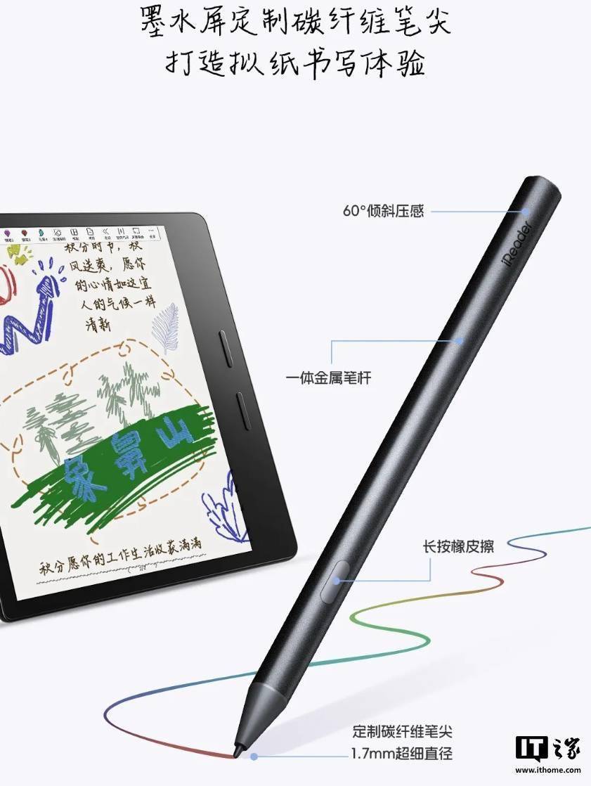 7英寸彩墨屏配手写笔阅读新体验即将开启！PP电子模拟器掌阅Ocean 4C来袭：(图1)